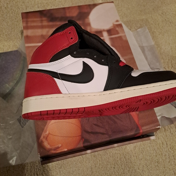 Nike Air Jordan 1 Retro High OG "Black Toe Reimagined unreleased. - Picture 6 of 8